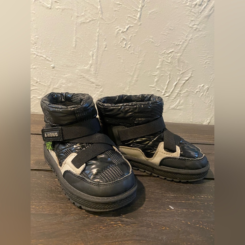 Toddler Boy Black Winter/Snow Boots -waterproof